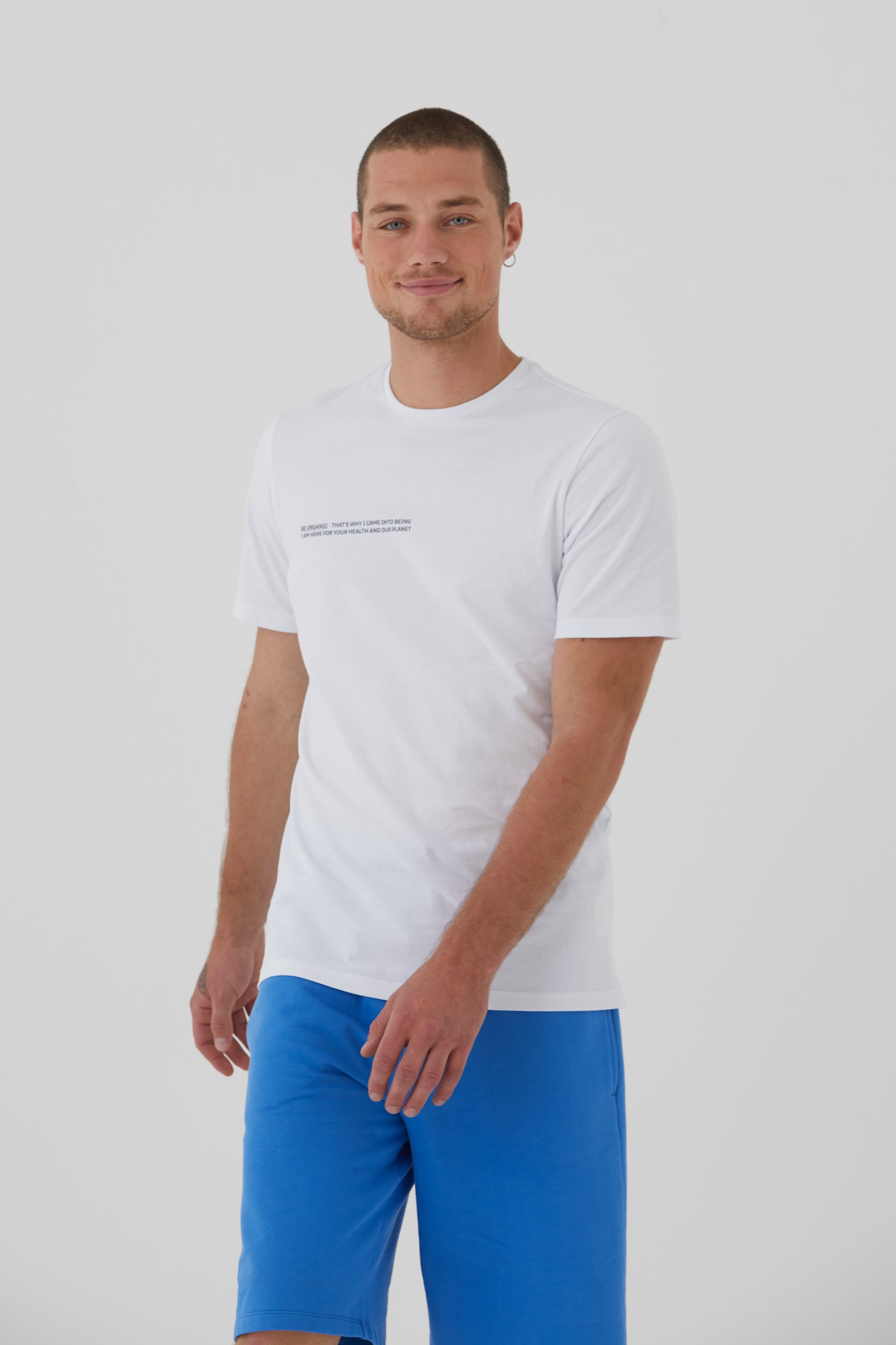 ONUR MEN WHITE T-SHIRT